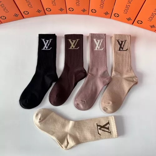 Replica Louis Vuitton LV Socks #1272820 $29.00 USD for Wholesale