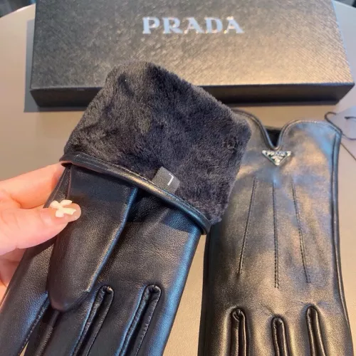 Replica Prada Gloves For Women #1272885 $45.00 USD for Wholesale