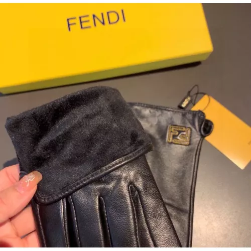 Replica Fendi Gloves For Women #1272901 $36.00 USD for Wholesale