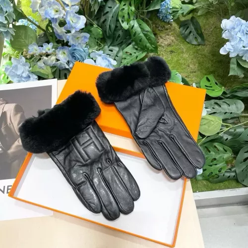 Replica Hermes Gloves For Women #1272950 $42.00 USD for Wholesale