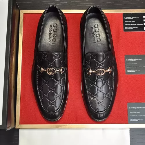 Replica Gucci Oxfords Shoes For Men #1273552 $92.00 USD for Wholesale