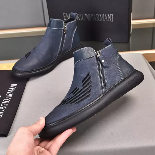 Replica Armani Boots For Men #1273718 $85.00 USD for Wholesale