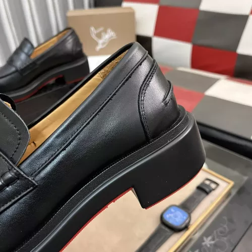 Replica Christian Louboutin Leather Shoes For Men #1273843 $135.00 USD for Wholesale