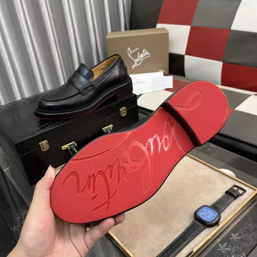 Replica Christian Louboutin Leather Shoes For Men #1273843 $135.00 USD for Wholesale