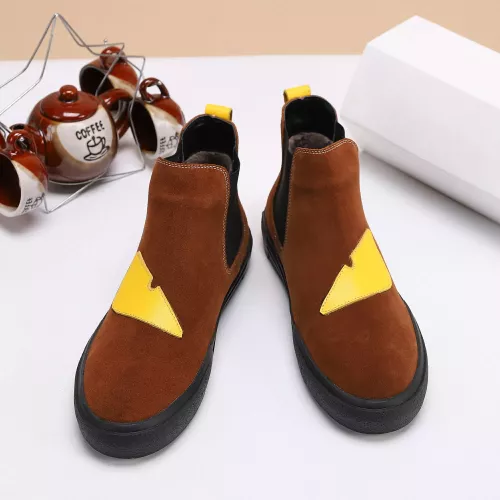 Replica Fendi Fashion Boots For Men #1273989 $72.00 USD for Wholesale