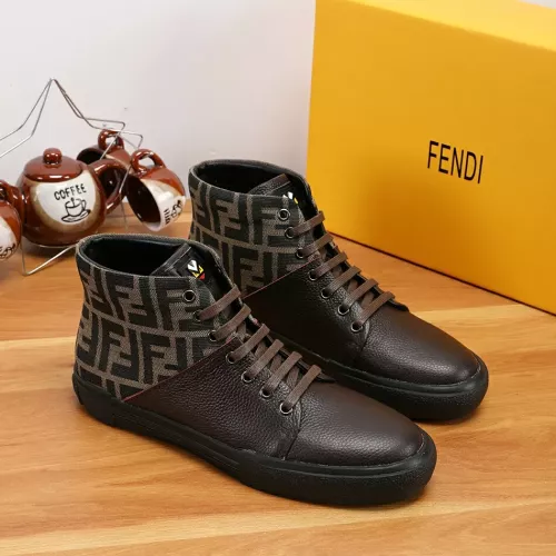 Replica Fendi High Tops Casual Shoes For Men #1274034 $76.00 USD for Wholesale