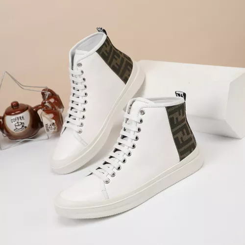 Replica Fendi High Tops Casual Shoes For Men #1274036 $76.00 USD for Wholesale