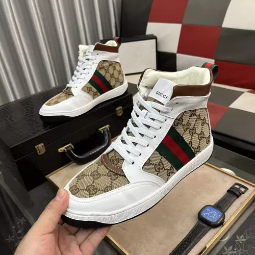 Cheap Gucci High Tops Shoes For Men #1274143, $$80.00 USD On Gucci High Tops Shoes