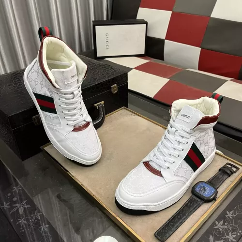 Replica Gucci High Tops Shoes For Men #1274149 $80.00 USD for Wholesale