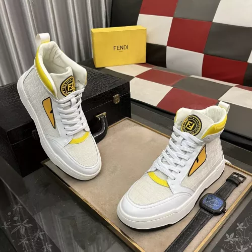 Replica Fendi High Tops Casual Shoes For Men #1274151 $80.00 USD for Wholesale