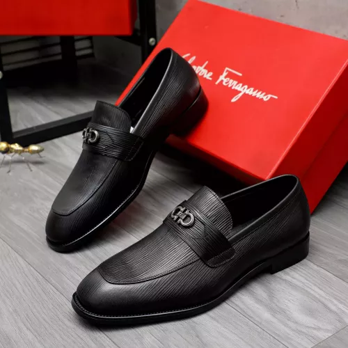 Cheap Salvatore Ferragamo Leather Shoes For Men #1274218, $$82.00 USD On Salvatore Ferragamo Leather Shoes