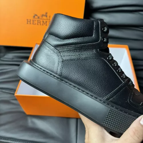 Replica Hermes High Tops Shoes For Men #1274239 $82.00 USD for Wholesale