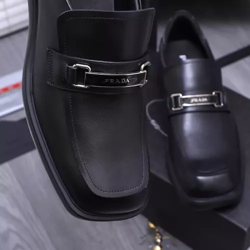 Replica Prada Leather Shoes For Men #1274390 $96.00 USD for Wholesale