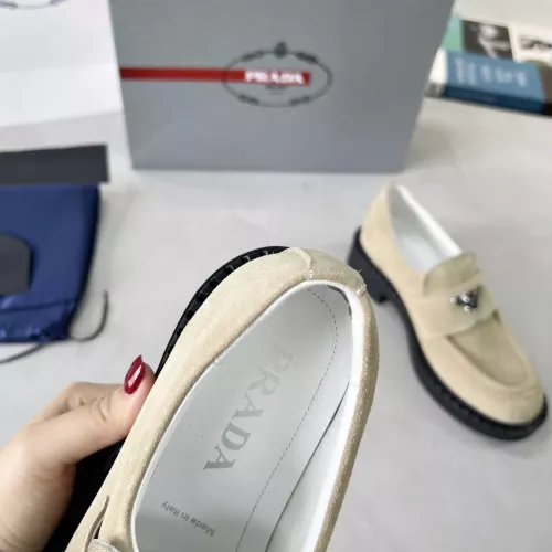 Replica Prada Leather Shoes For Women #1274400 $98.00 USD for Wholesale