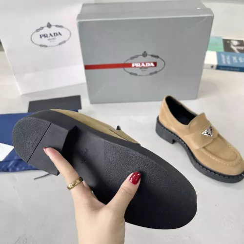 Replica Prada Leather Shoes For Women #1274402 $98.00 USD for Wholesale