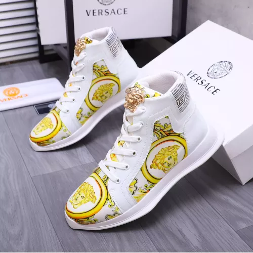 Replica Versace High Tops Shoes For Women #1274451 $76.00 USD for Wholesale