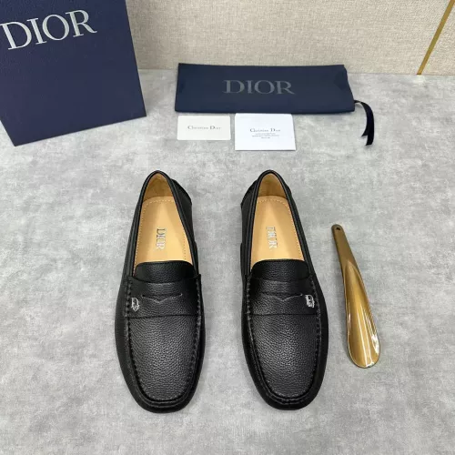 Replica Christian Dior Leather Shoes For Women #1274465 $130.00 USD for Wholesale