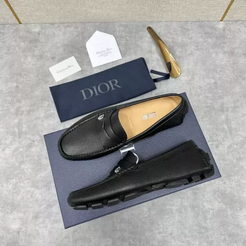 Replica Christian Dior Leather Shoes For Women #1274465 $130.00 USD for Wholesale