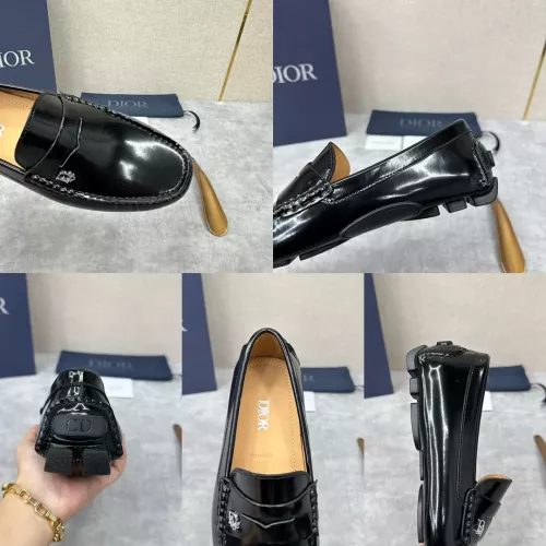 Replica Christian Dior Leather Shoes For Women #1274467 $130.00 USD for Wholesale