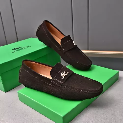 Replica Lacoste Leather Shoes For Men #1274600 $76.00 USD for Wholesale