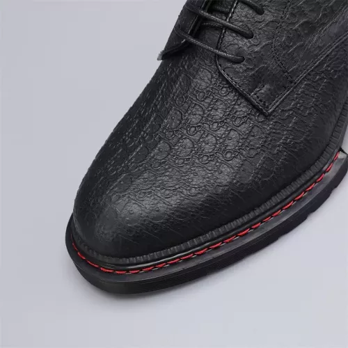 Replica Christian Dior Leather Shoes For Men #1274807 $85.00 USD for Wholesale