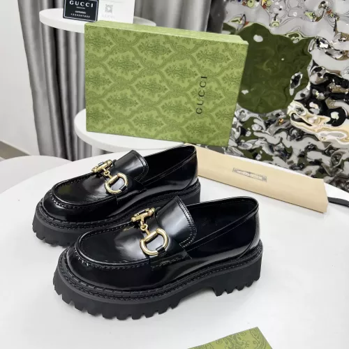 Replica Gucci Oxfords Shoes For Women #1275159 $102.00 USD for Wholesale