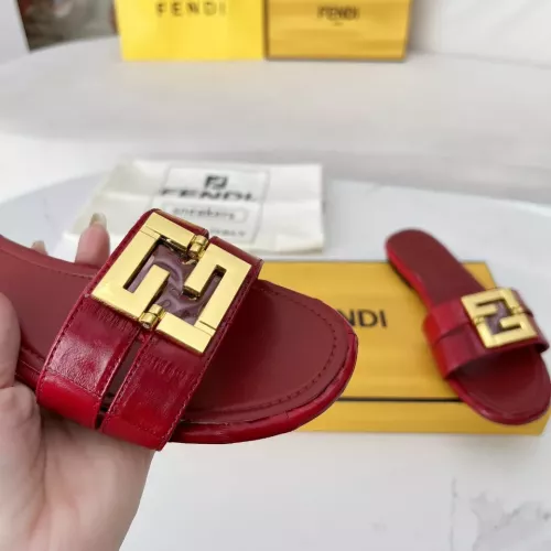 Replica Fendi Slippers For Women #1275266 $100.00 USD for Wholesale