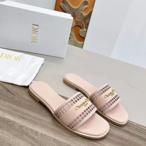 Replica Christian Dior Slippers For Women #1275281 $82.00 USD for Wholesale