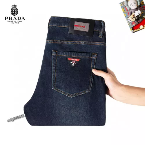 Replica Prada Jeans For Men #1276668 $48.00 USD for Wholesale