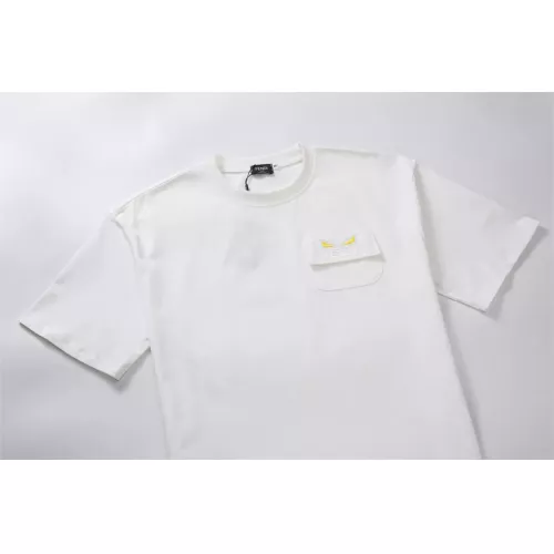 Replica Fendi T-Shirts Short Sleeved For Unisex #1277170 $29.00 USD for Wholesale