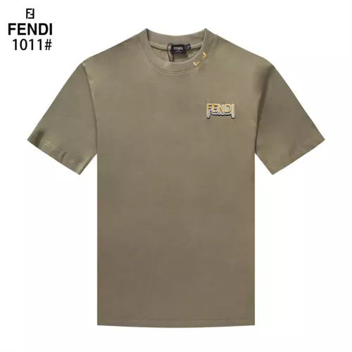 Cheap Fendi T-Shirts Short Sleeved For Unisex #1277183, $$29.00 USD On Fendi T-Shirts