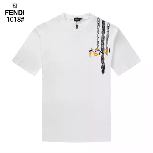 Cheap Fendi T-Shirts Short Sleeved For Unisex #1277206, $$29.00 USD On Fendi T-Shirts