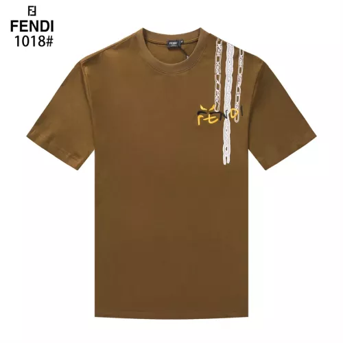 Cheap Fendi T-Shirts Short Sleeved For Unisex #1277207, $$29.00 USD On Fendi T-Shirts