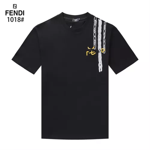 Cheap Fendi T-Shirts Short Sleeved For Unisex #1277208, $$29.00 USD On Fendi T-Shirts