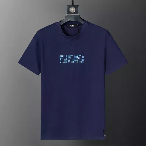 Cheap Fendi T-Shirts Short Sleeved For Men #1277633, $$25.00 USD On Fendi T-Shirts