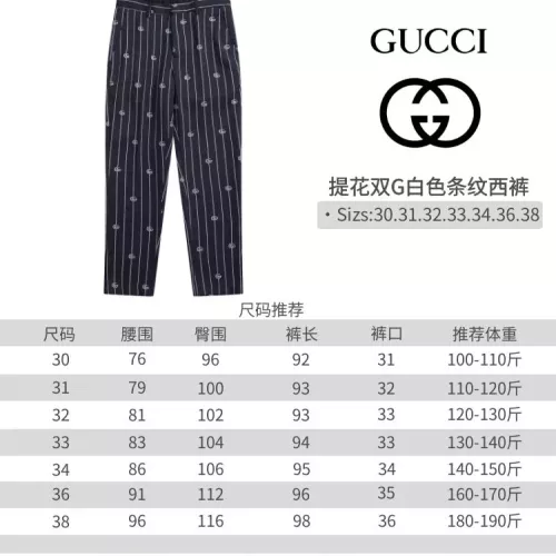 Replica Gucci Pants For Men #1277858 $72.00 USD for Wholesale