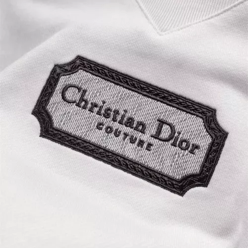 Replica Christian Dior Hoodies Long Sleeved For Unisex #1278095 $56.00 USD for Wholesale