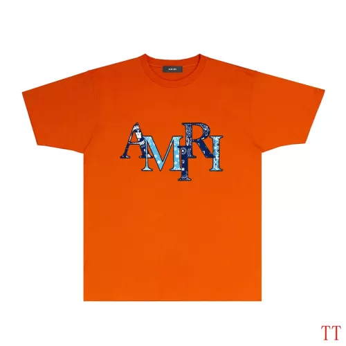 Cheap Amiri T-Shirts Short Sleeved For Unisex #1278217, $$32.00 USD On Amiri T-Shirts