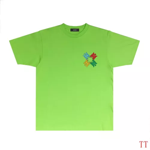 Replica Amiri T-Shirts Short Sleeved For Unisex #1278245 $32.00 USD for Wholesale