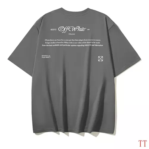 Replica Off-White T-Shirts Short Sleeved For Unisex #1278390 $32.00 USD for Wholesale