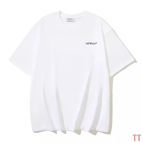 Replica Off-White T-Shirts Short Sleeved For Unisex #1278405 $29.00 USD for Wholesale