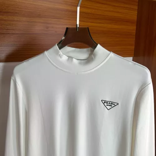 Replica Prada T-Shirts Long Sleeved For Men #1278435 $45.00 USD for Wholesale