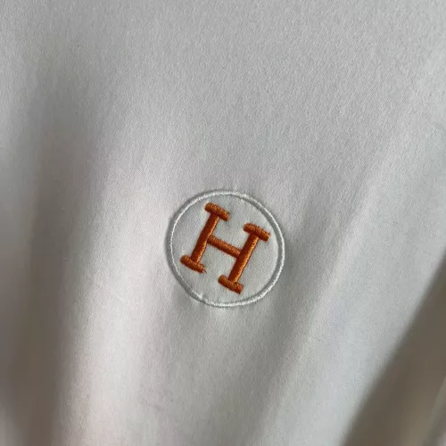 Replica Hermes T-Shirts Long Sleeved For Men #1278441 $45.00 USD for Wholesale