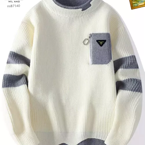 Cheap Prada Sweater Long Sleeved For Men #1278783, $$48.00 USD On Prada Sweater