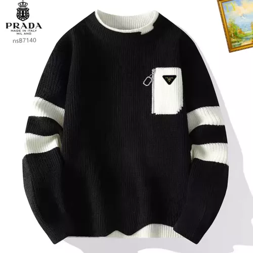 Cheap Prada Sweater Long Sleeved For Men #1278785, $$48.00 USD On Prada Sweater