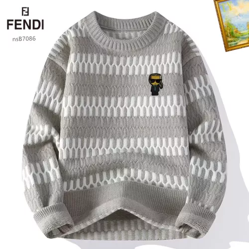 Cheap Fendi Sweaters Long Sleeved For Men #1278817, $$48.00 USD On Fendi Sweaters