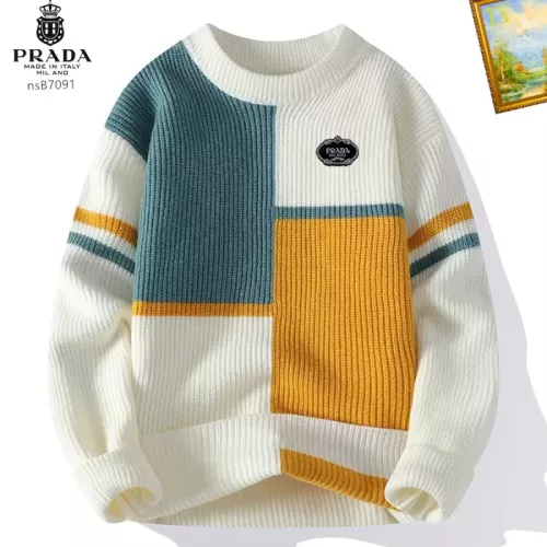 Cheap Prada Sweater Long Sleeved For Men #1278819, $$48.00 USD On Prada Sweater