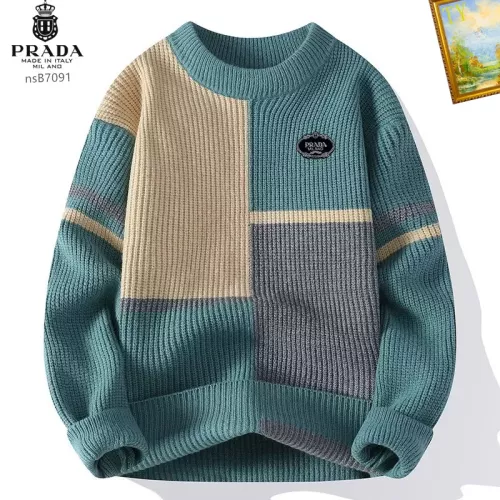 Cheap Prada Sweater Long Sleeved For Men #1278821, $$48.00 USD On Prada Sweater