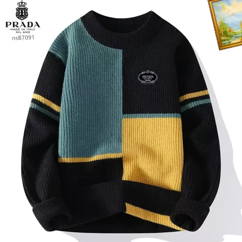 Cheap Prada Sweater Long Sleeved For Men #1278822, $$48.00 USD On Prada Sweater