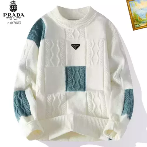 Cheap Prada Sweater Long Sleeved For Men #1278827, $$48.00 USD On Prada Sweater